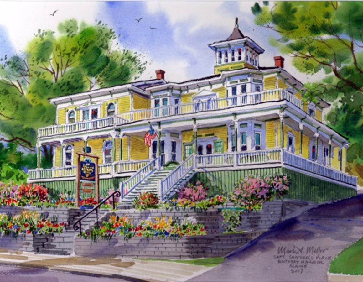 Captain Sawyer'S Bed And Breakfast Boothbay Harbor Εξωτερικό φωτογραφία